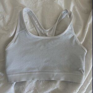 White Nike Sports Bra Size M